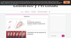 Desktop Screenshot of embarazoyfertilidad.com